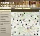 Virtuální mapa zámeckých knihoven ve správě Knihovny Národního muzea